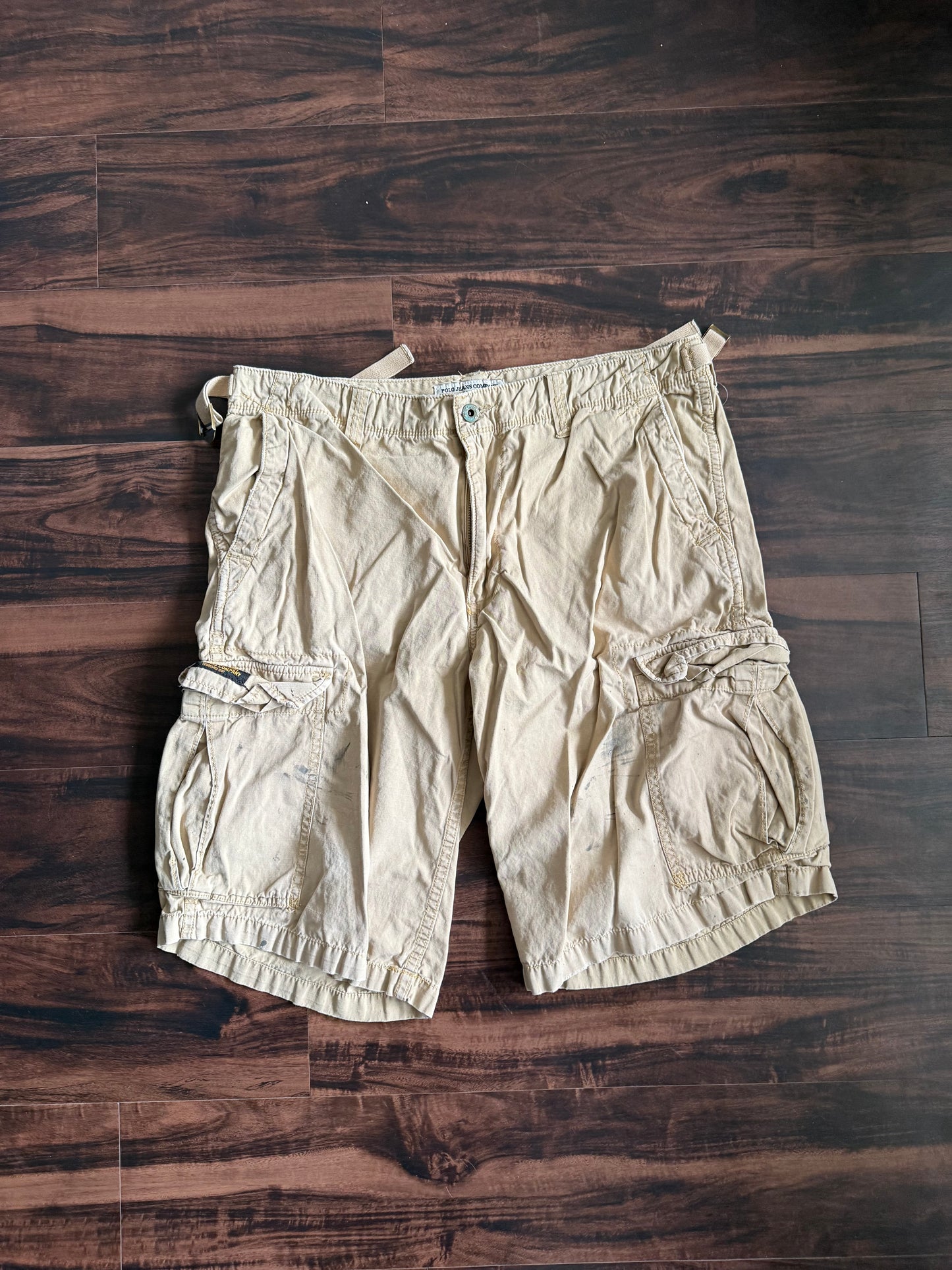 Vintage Polo Jeans Co. Cotton Cargo Shorts- 34