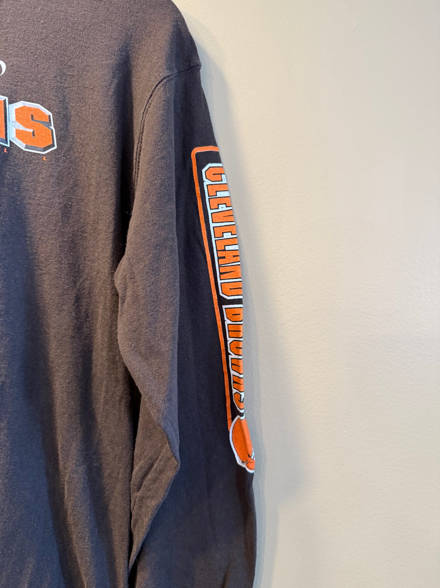 Vintage Cleveland Browns Long Sleeve Women’s T-Shirt- L