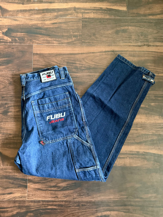 Vintage Fubu Sport Carpenter Streetwear Denim Jeans- 34x34