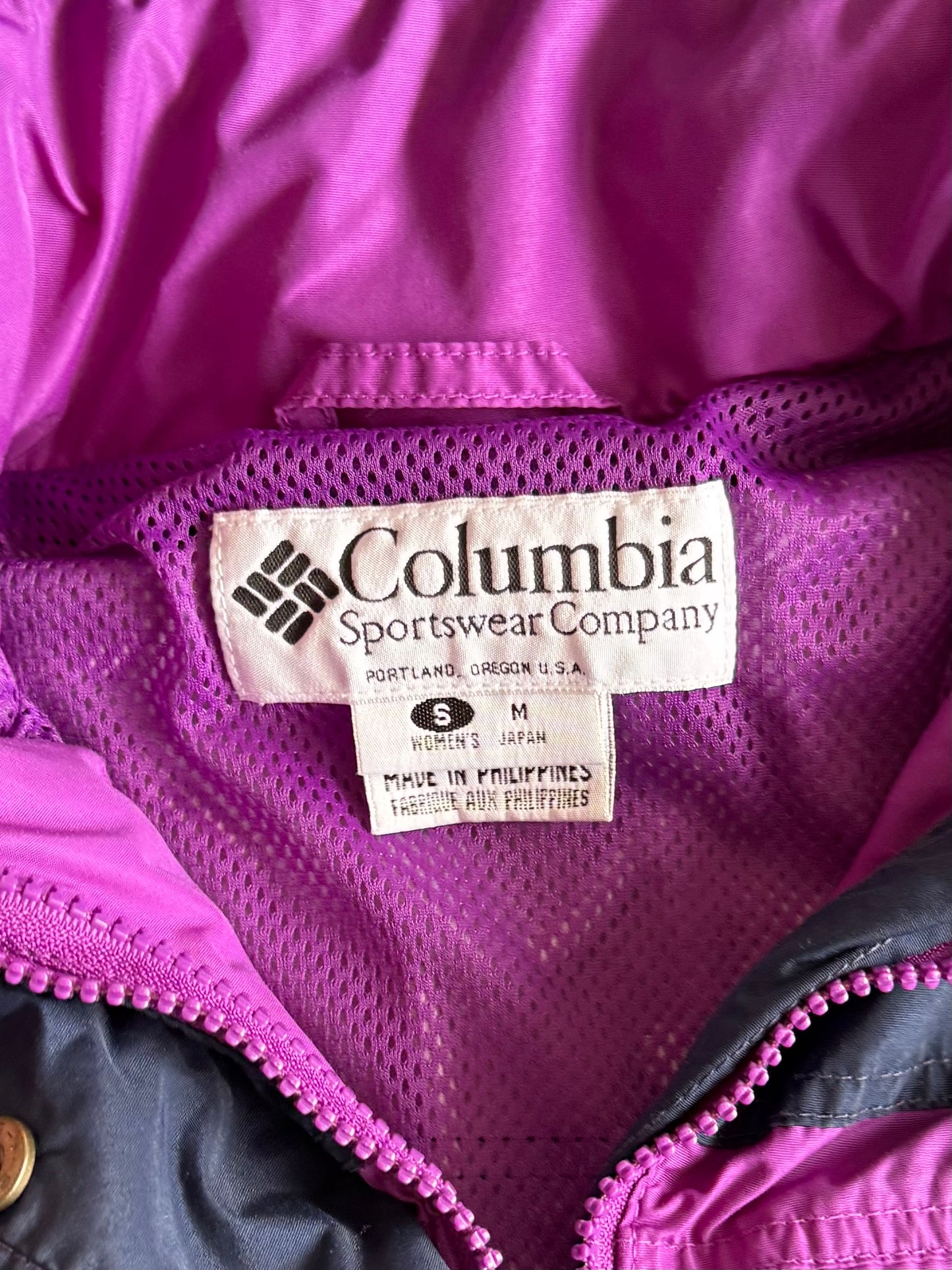 Vintage Columbia Women’s Pink Rain Jacket- S