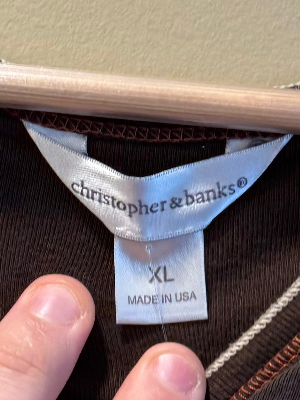 Vintage Christopher & Banks Fall Leaves Top- XL