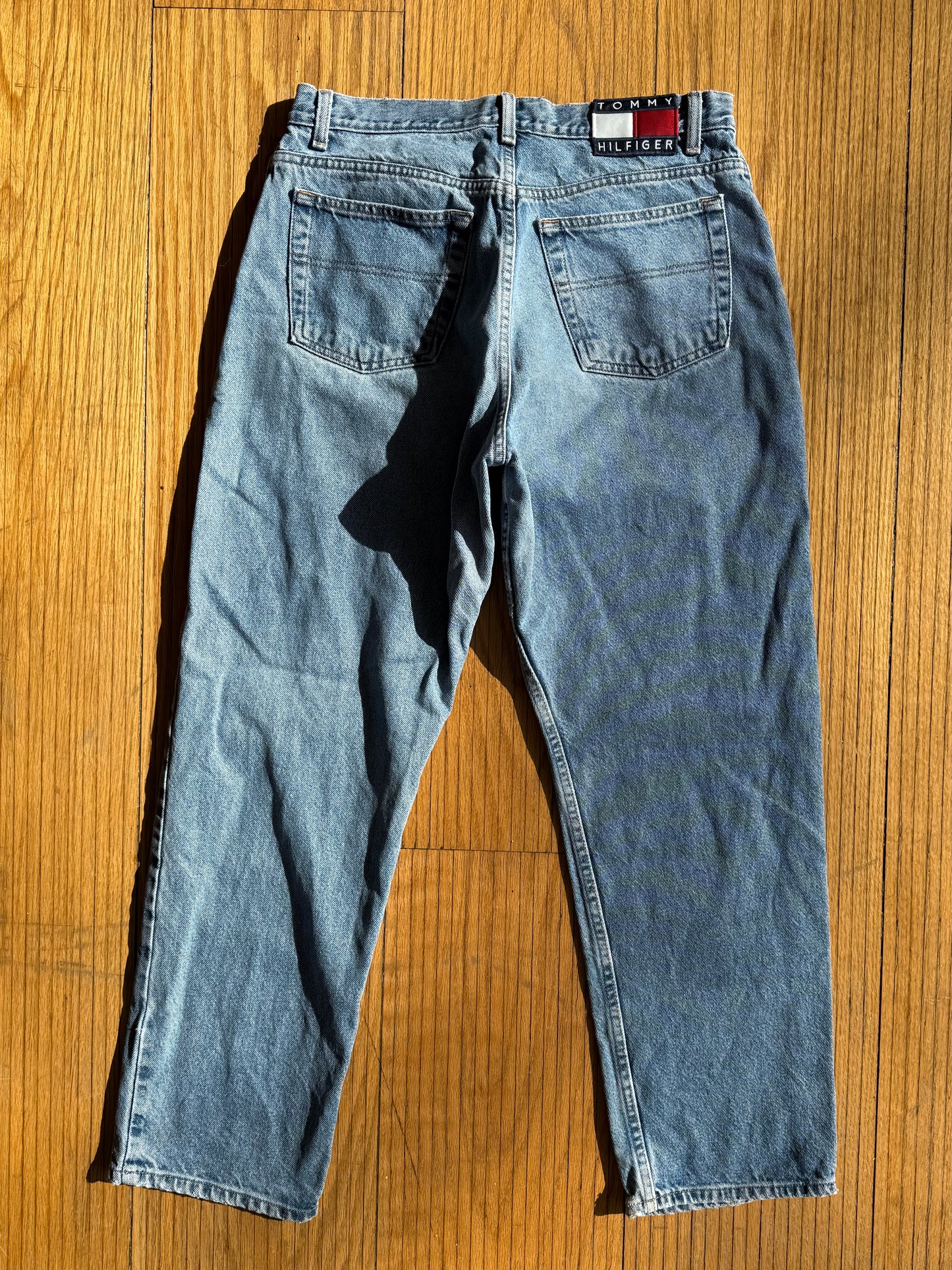 Vintage Tommy Hilfiger Light Wash Blue Denim Jeans- 31x30