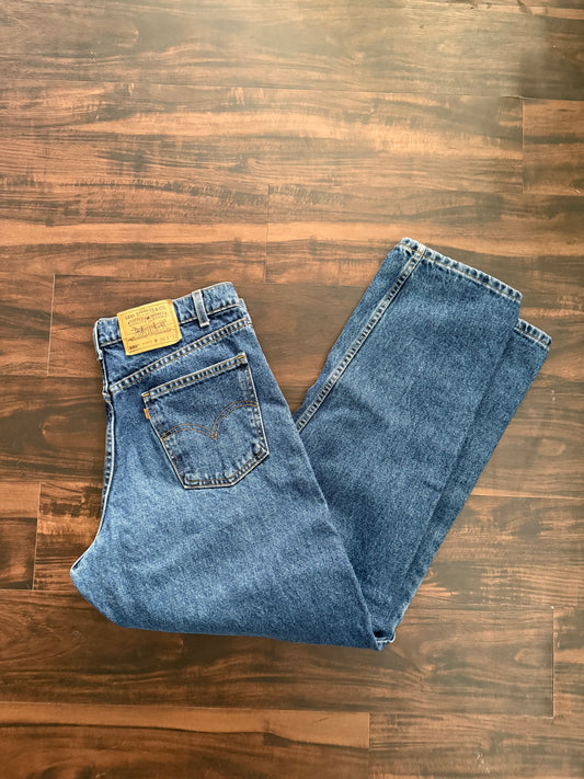 Vintage Levi’s Orange Tab Dark Wash Denim Jeans- 34x32