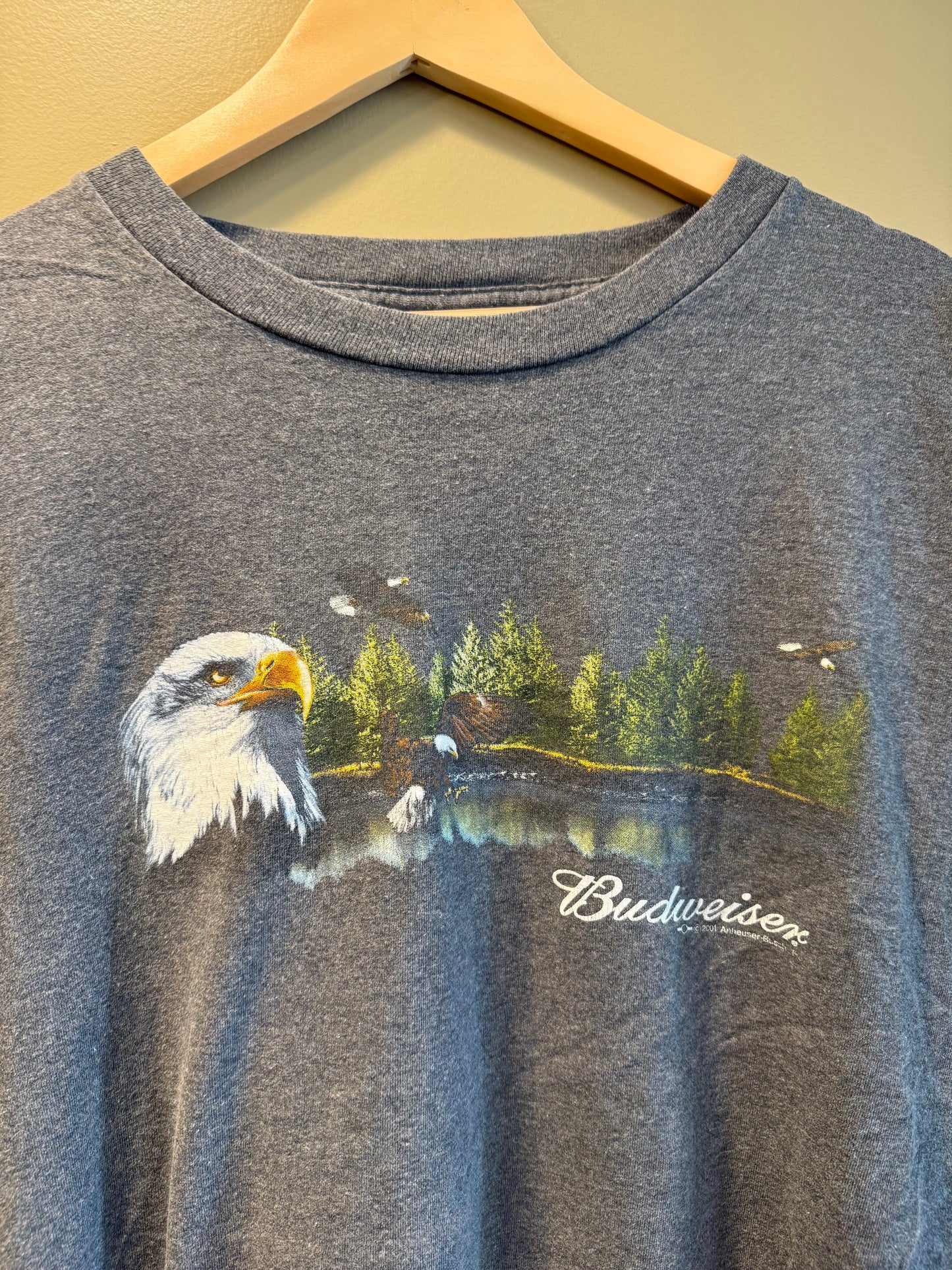 Vintage Bald Eagle Budweiser T-Shirt- XL