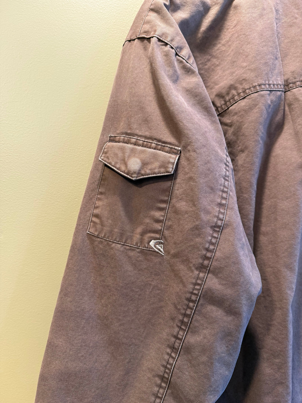 Vintage Quiksilver Brown Zip-Up Jacket- L