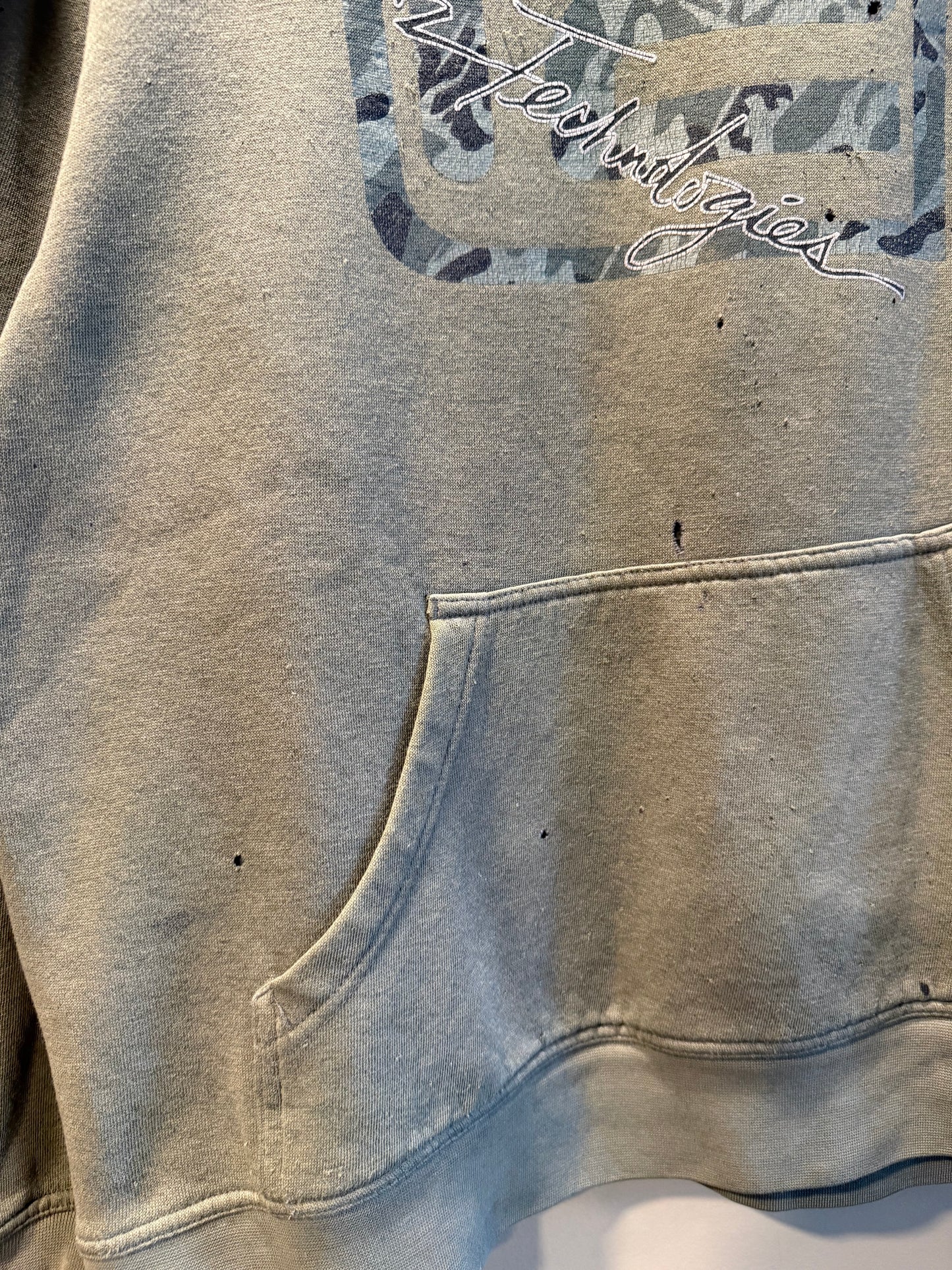 Vintage Randy River R2 Technologies Green Hoodie Sweatshirt- XL