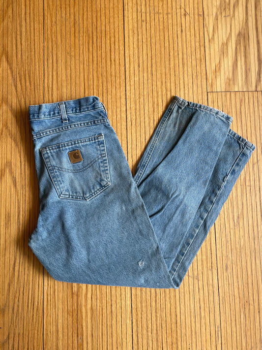 Vintage Carhartt Distressed Denim Jeans- 31x30