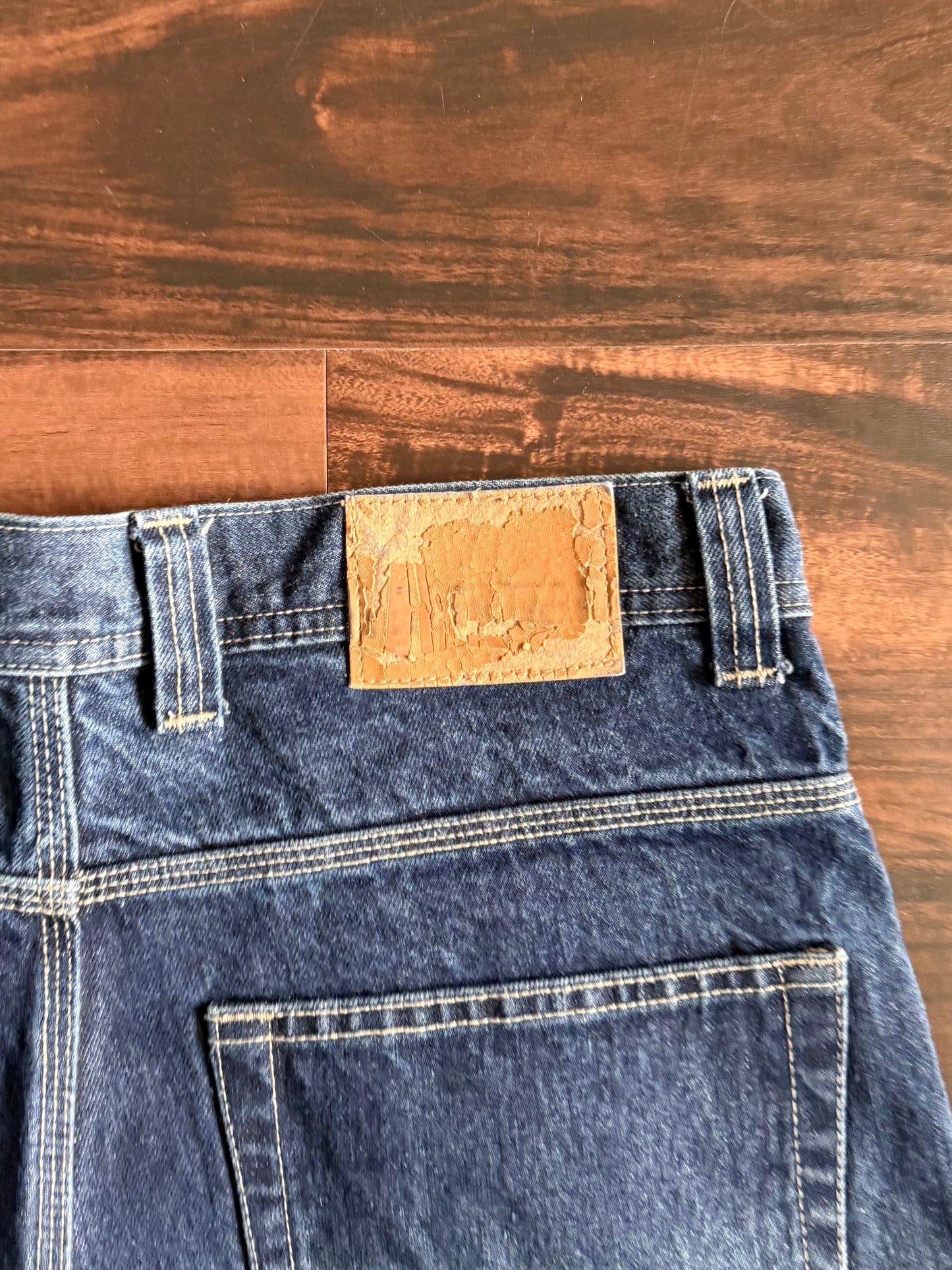 Vintage Y2K Risk Jeans Co. Dark Wash Denim Jean Shorts- 36