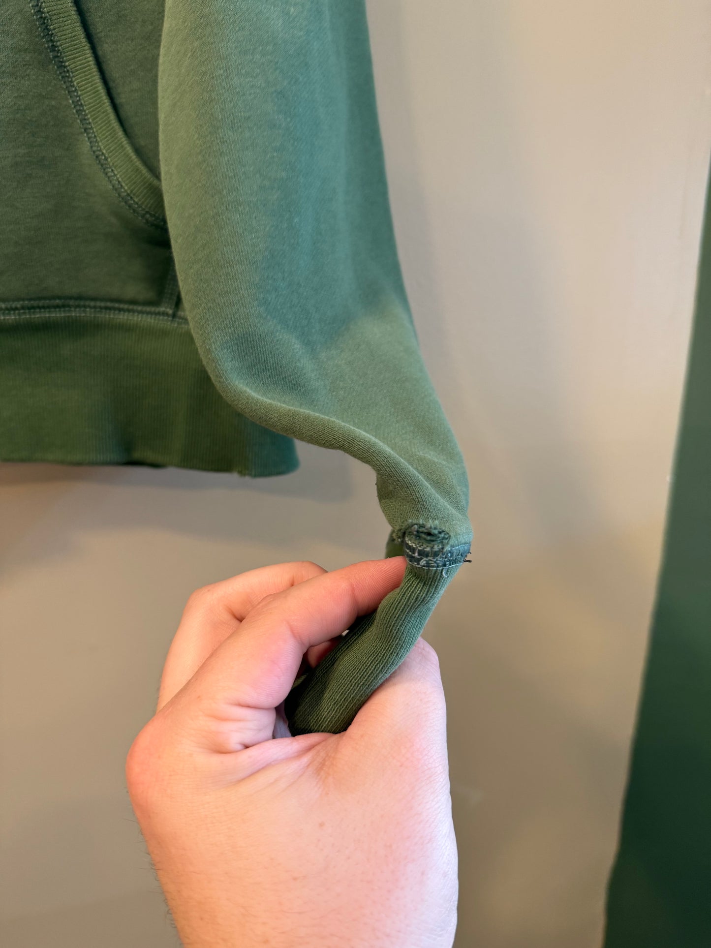 Vintage Y2K Abercrombie & Fitch Ski Team Green Hoodie Sweatshirt- S/M