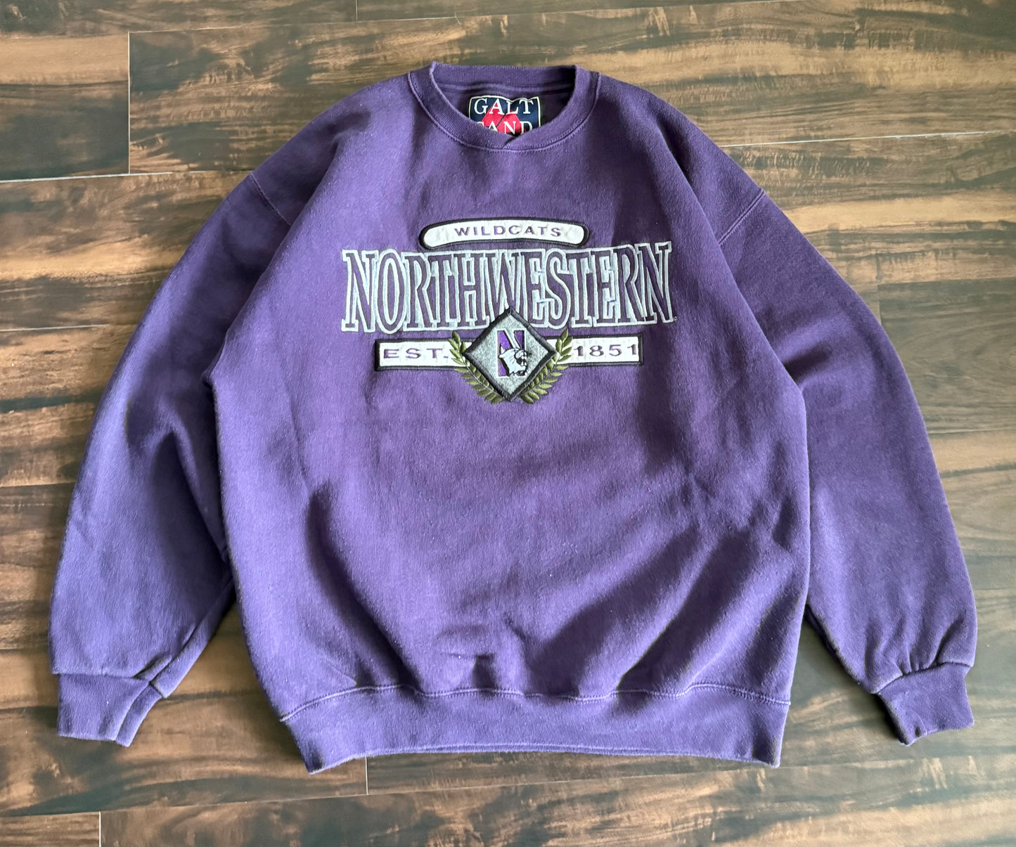 Vintage Northwestern University Purple Crewneck Sweatshirt- M