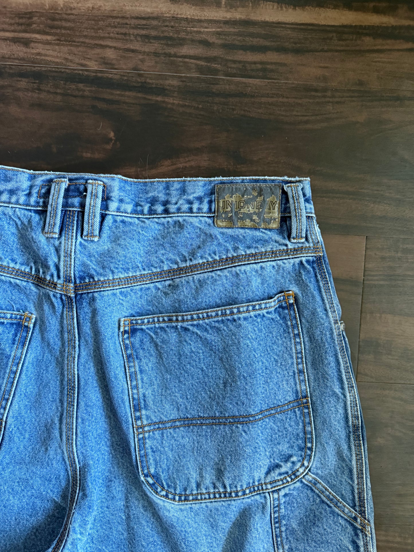Vintage Union Bay Baggy Carpenter Denim Jean Shorts- 36