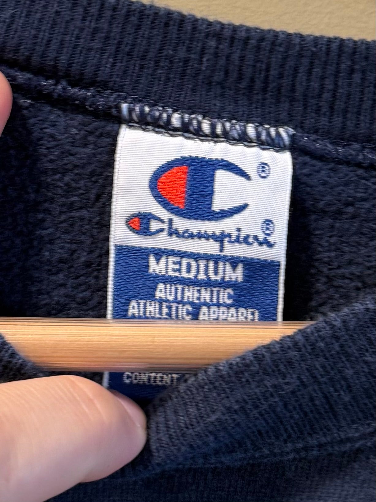 Vintage Champion Embroidered Crewneck Sweatshirt- M