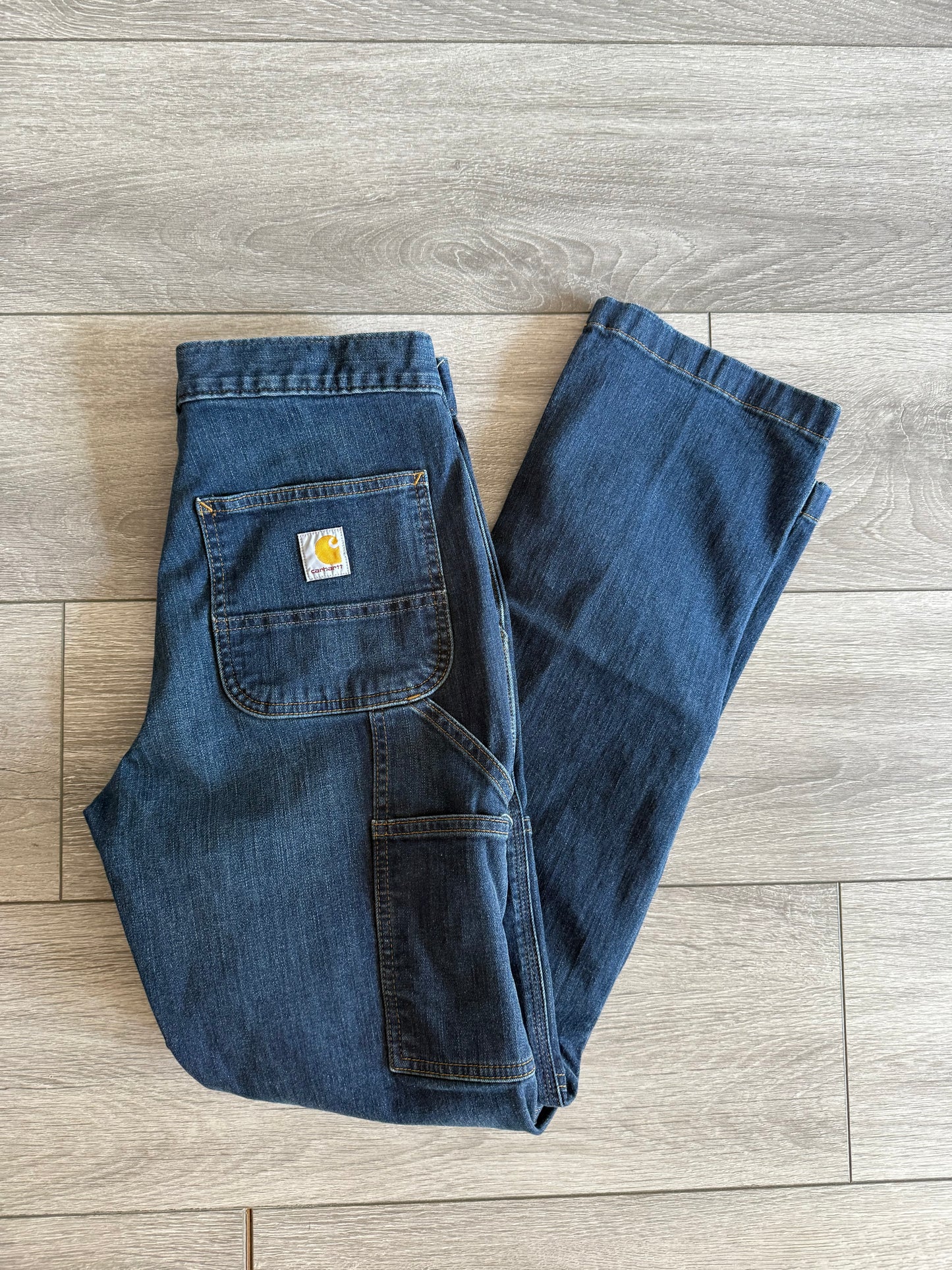 Vintage Carhartt Carpenter Dark Wash Denim Jeans- 28x31