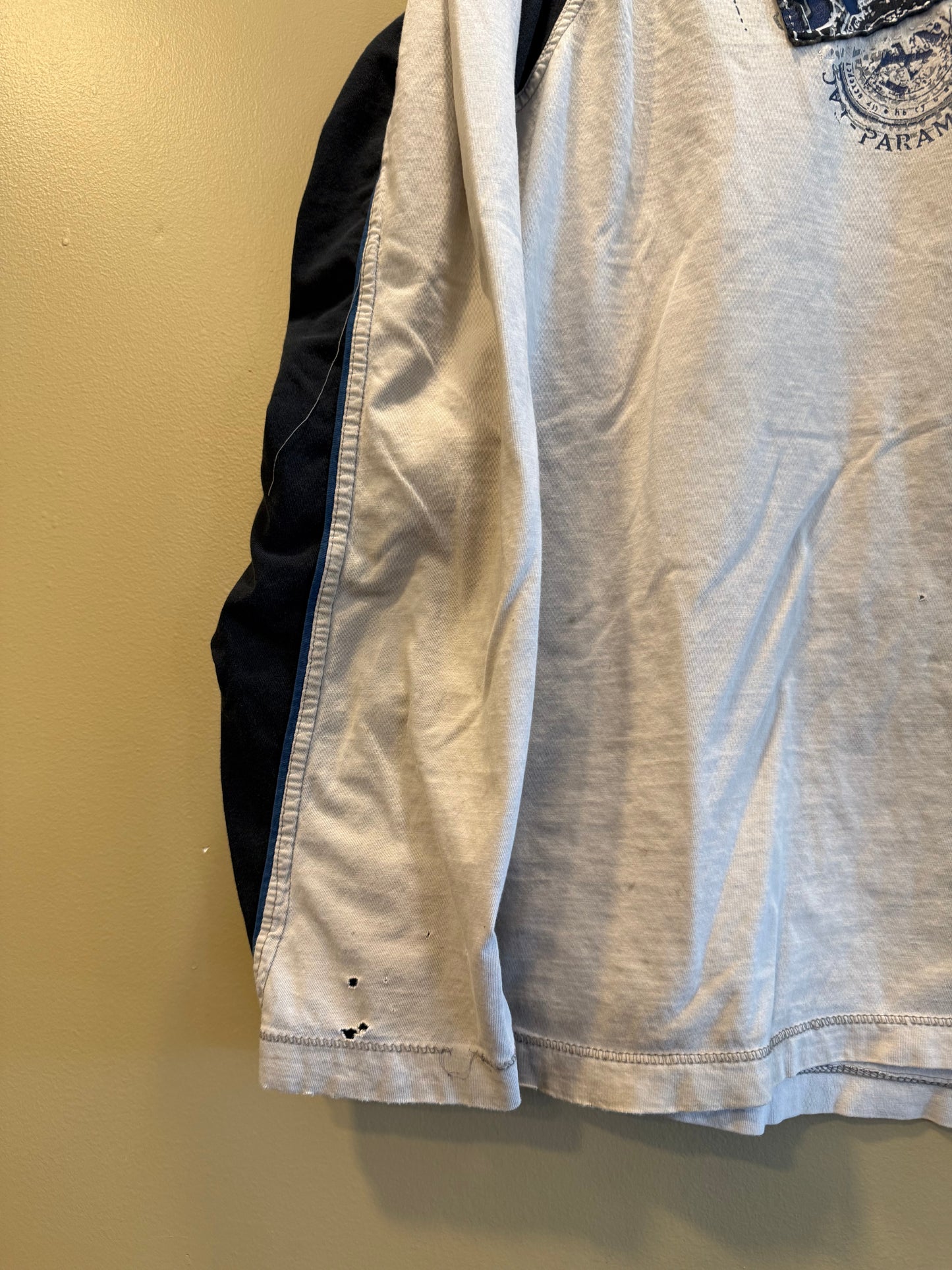Vintage Y2K Reg. Int. 97 White Long Sleeve T-Shirt- XL
