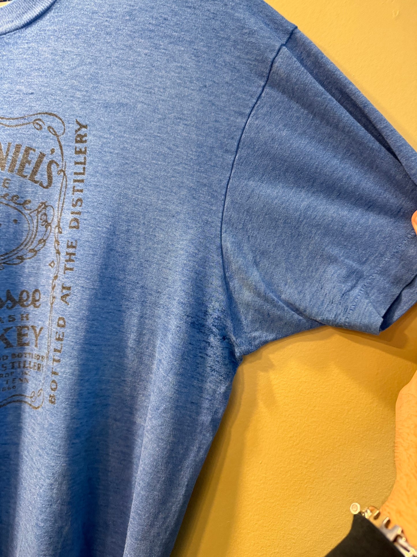 Vintage Jack Daniel’s Blue Paper Thin T-Shirt- L