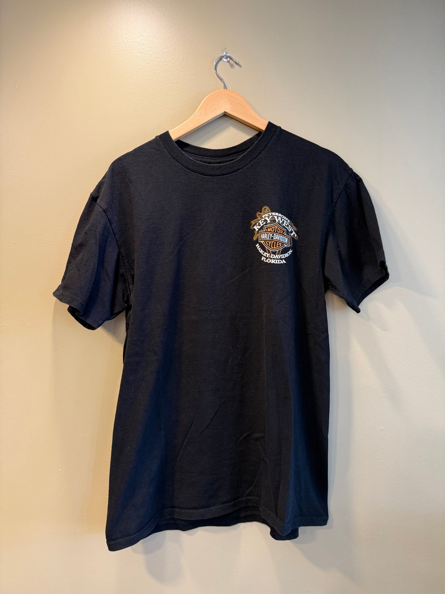 Vintage Harley Davidson Key West Black T-Shirt- L