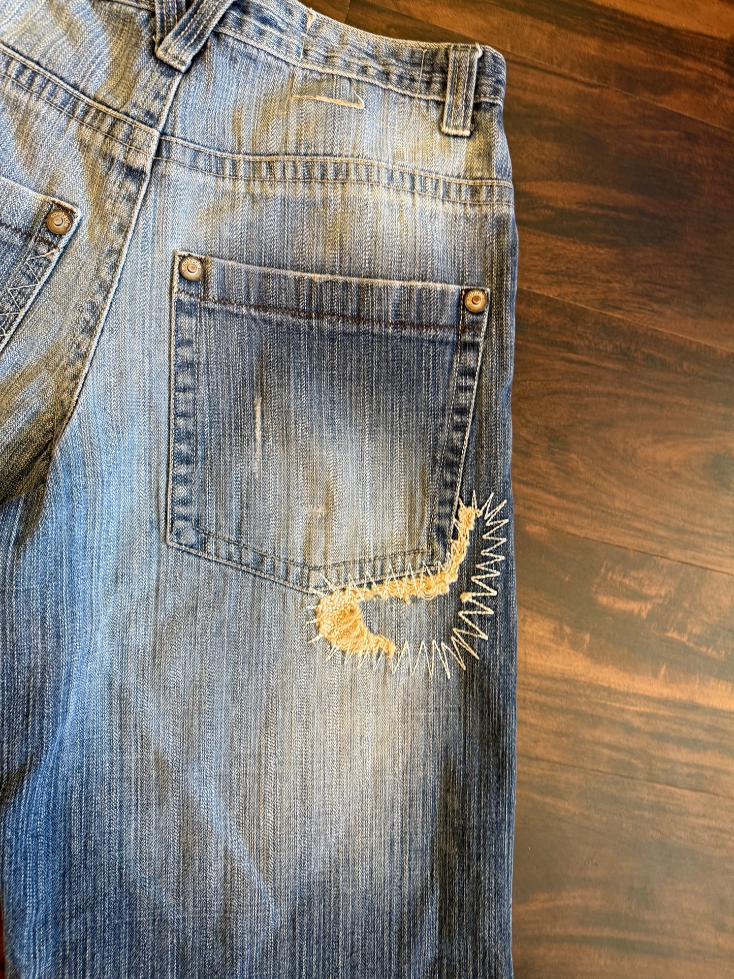 Vintage South Pole Embroidered Denim Jeans- 32