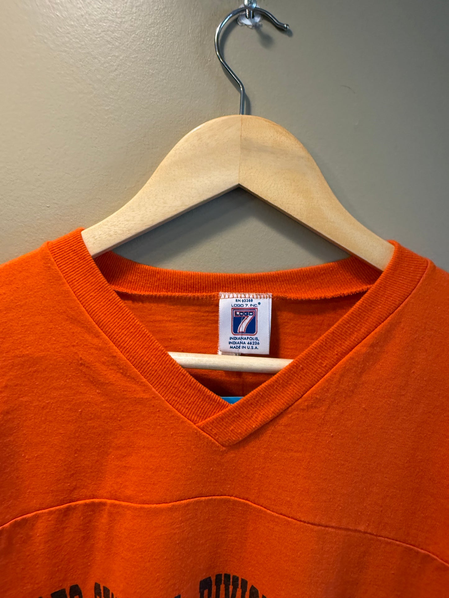Vintage Cleveland Browns Orange Jersey T-Shirt- XL