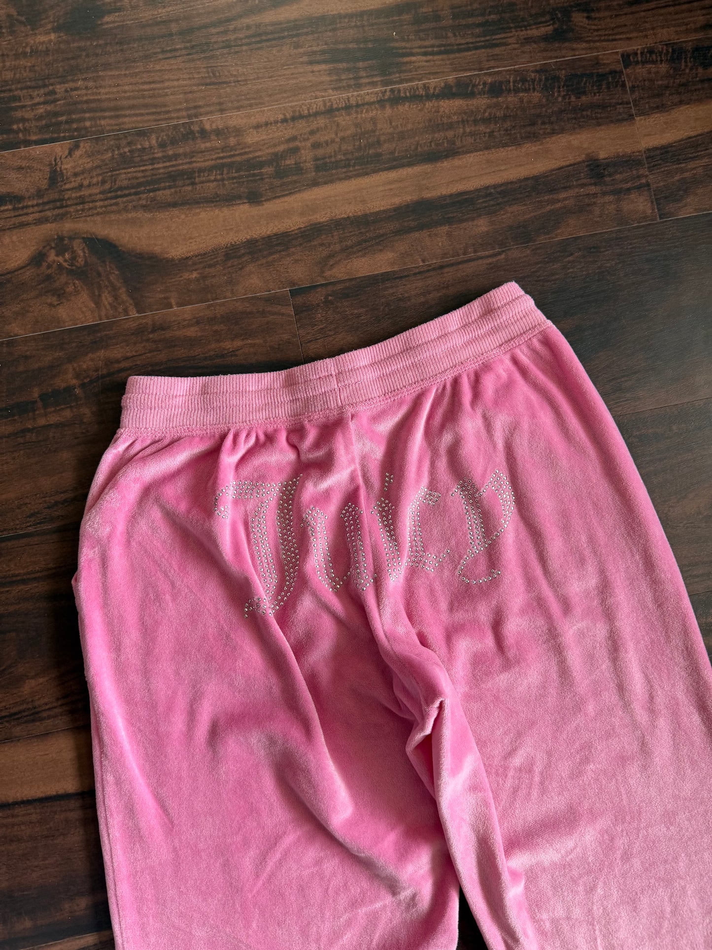 Vintage Juicy Couture Pink Velour Track Pants- 28x31