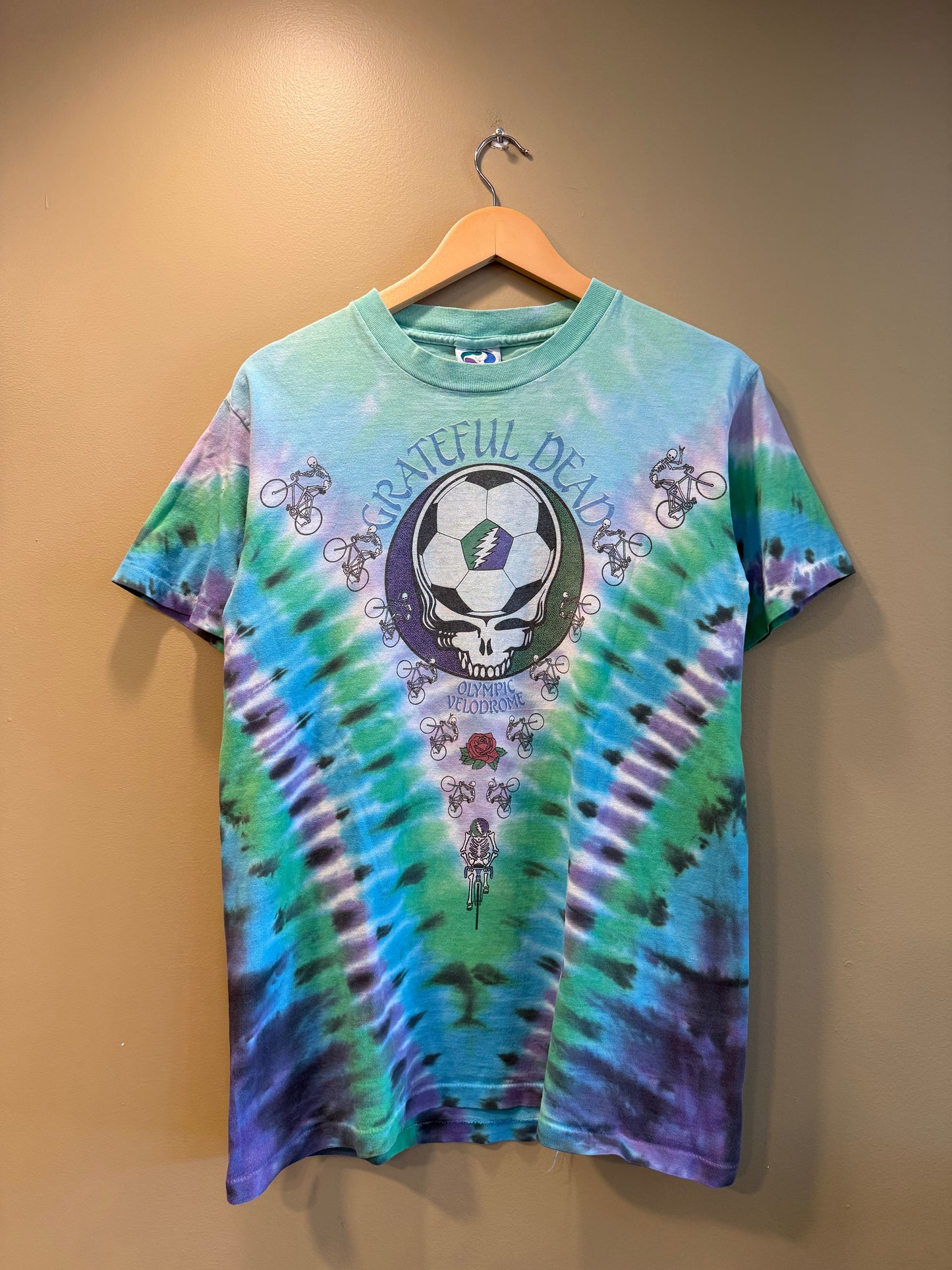 Vintage Grateful Dead Olympic Velodrome Los Angeles Soccer Tie Dye T-Shirt- M