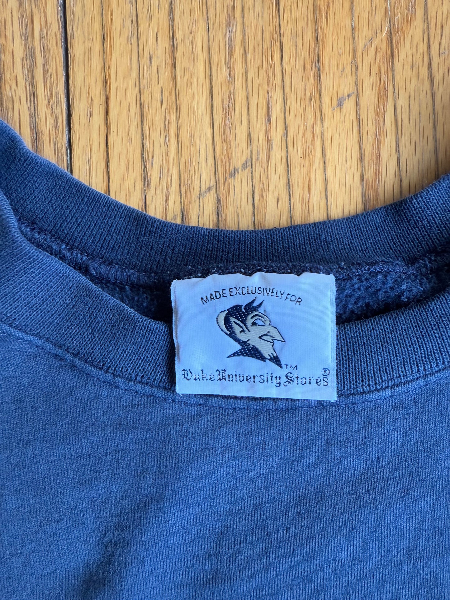 Vintage Duke University Blue Devils Crewneck Sweatshirt- L