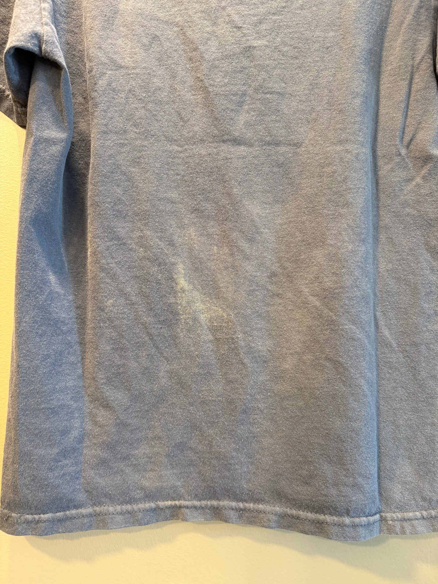 Vintage Y2K Mystery Angel Wings Gray T-Shirt- S