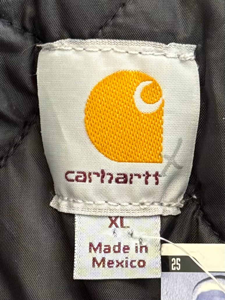 Vintage Carhartt Big Pocket Black Chore Coat Jacket- XL