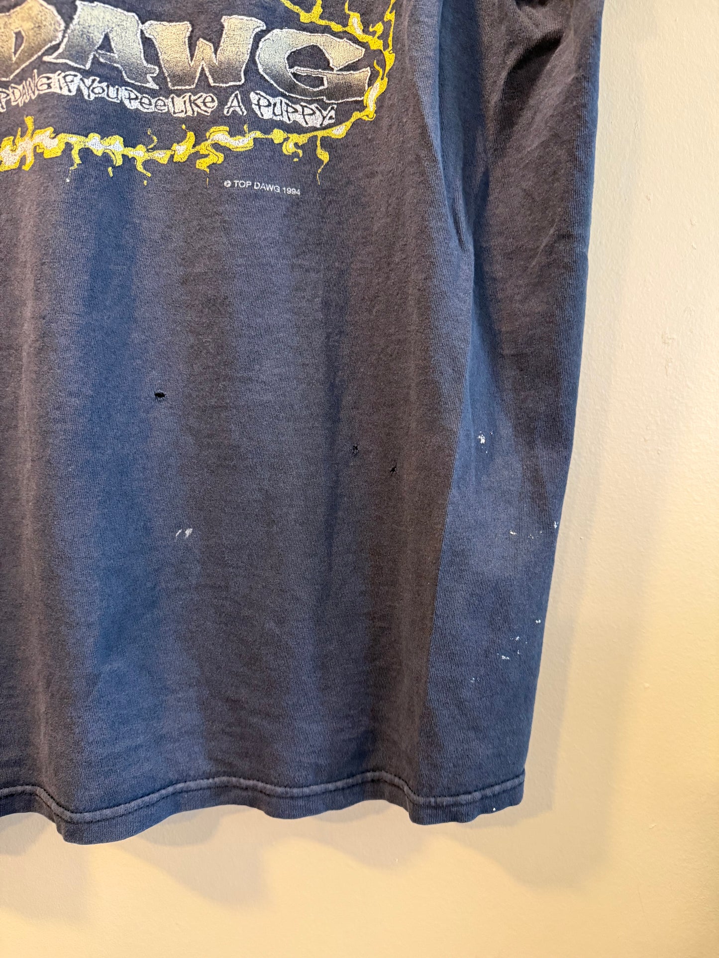 Vintage Top Dawg Streetwear Distressed Fire Hydrant T-Shirt- XL