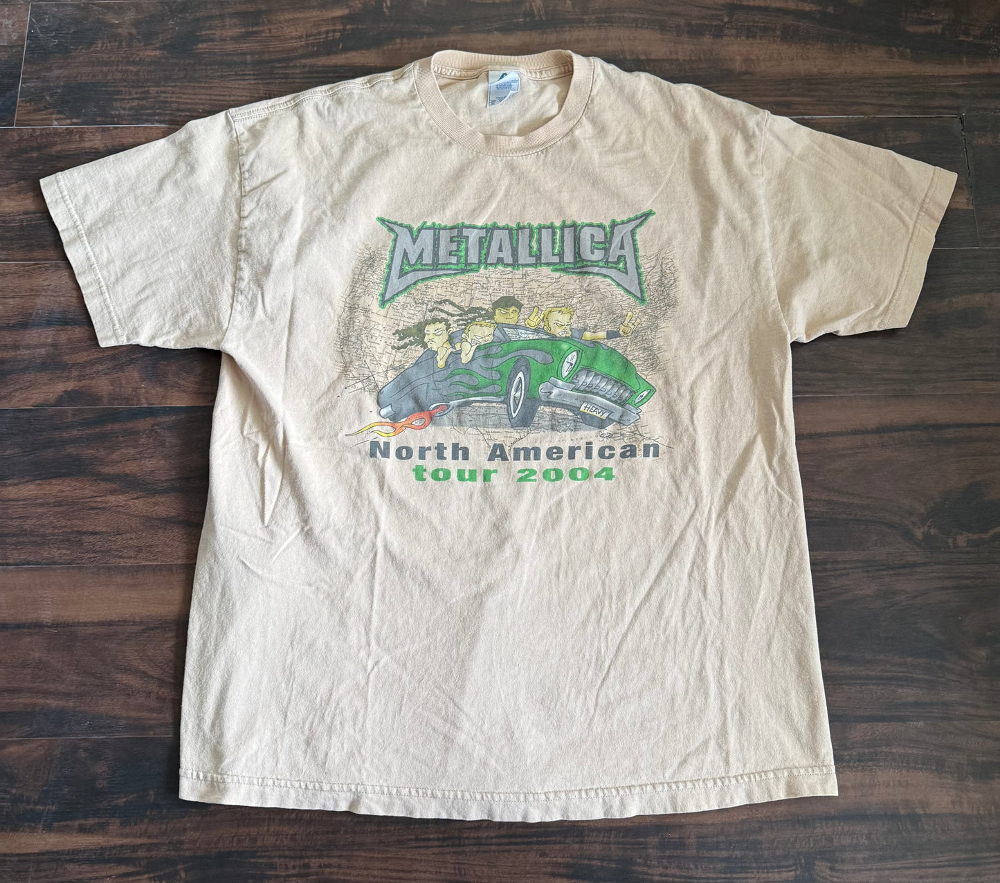 Vintage Metallica North American Tour 2004 T-Shirt- XL