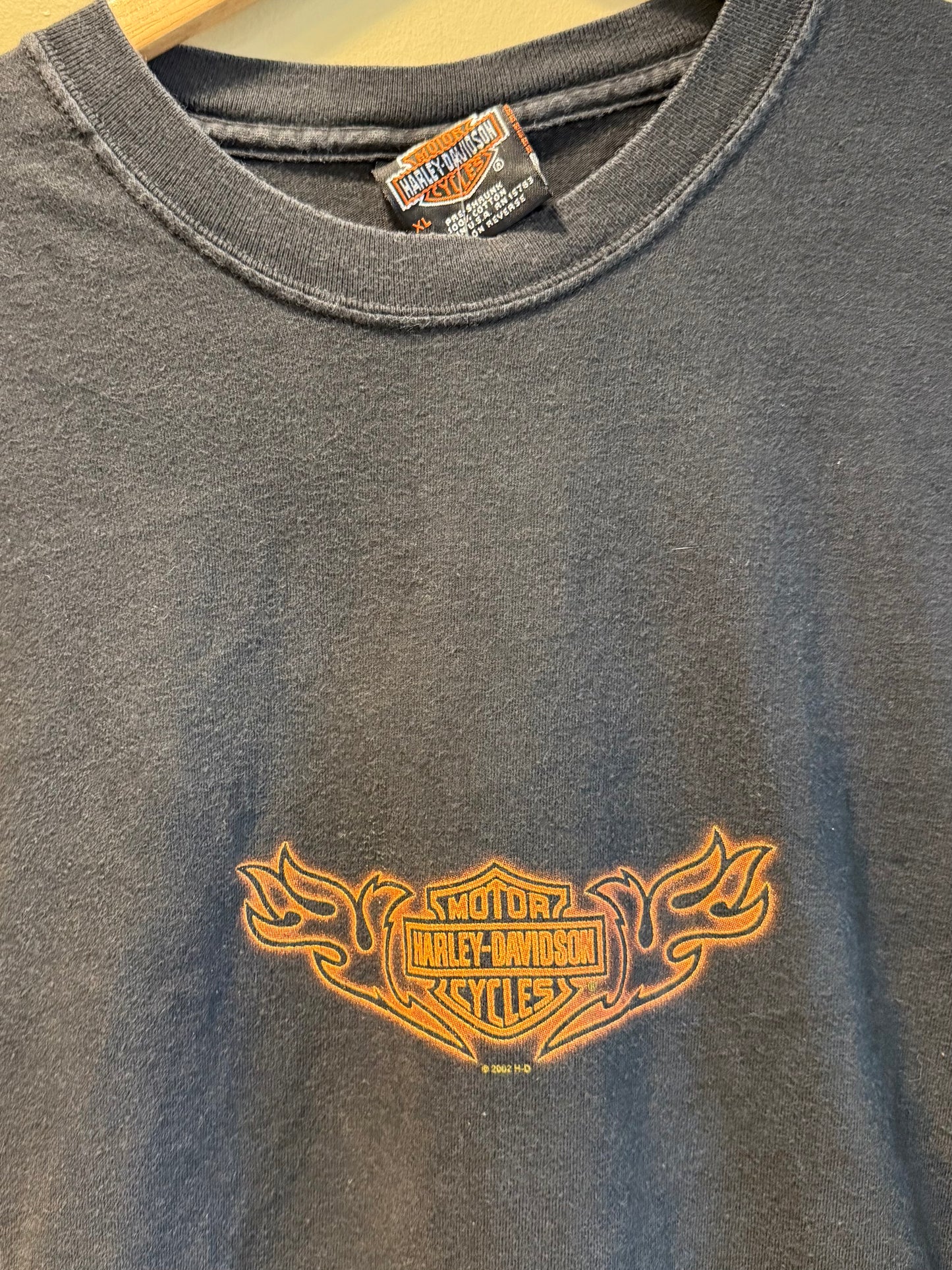 Vintage Harley Davidson Big Moose Portland Maine T-Shirt- XL