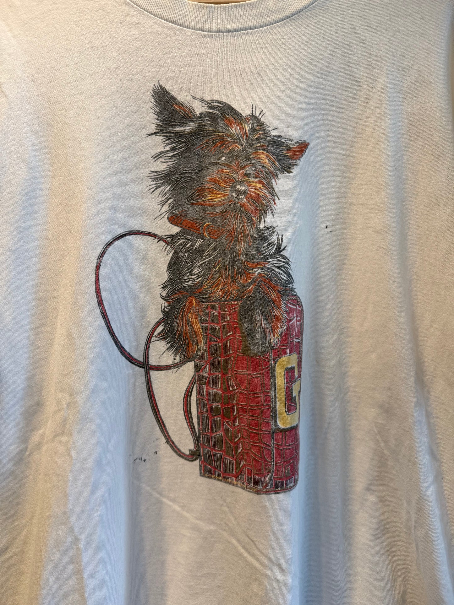 Vintage Joe Boxer Girlfriend Dog T-Shirt- XL