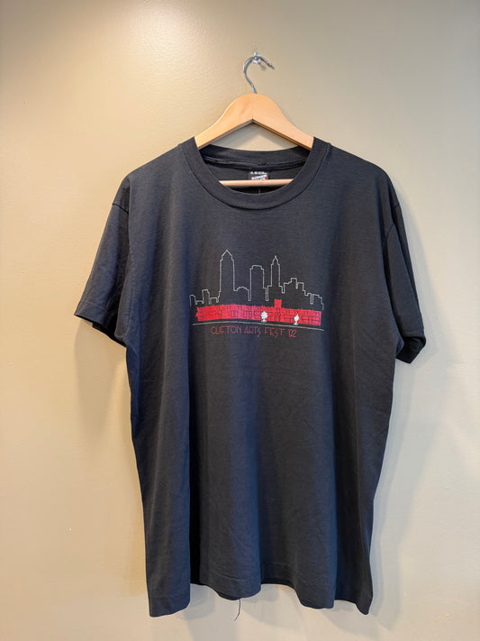 Vintage Clifton Arts Fest Black T-Shirt- XL