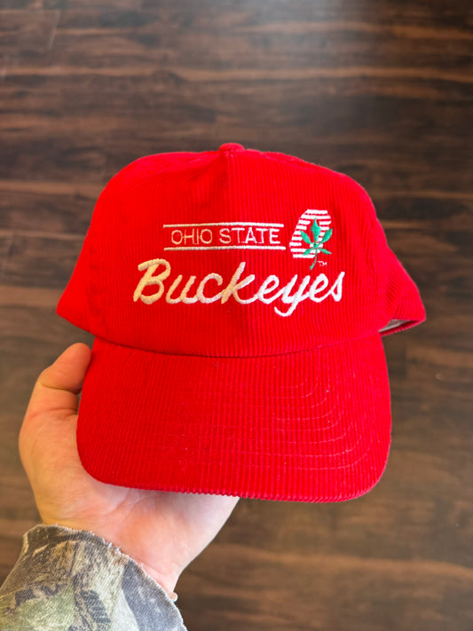 Vintage Ohio State University Corduroy Hat
