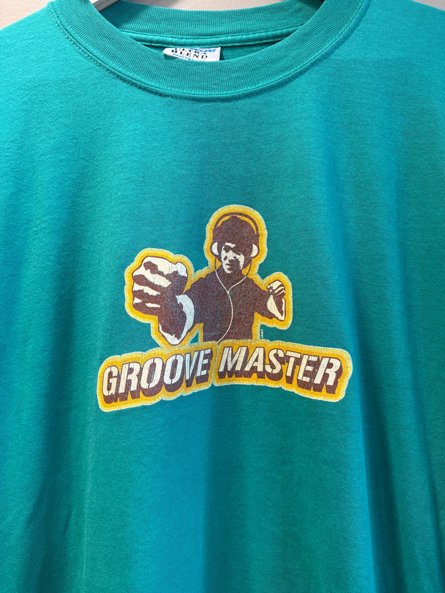 Vintage Y2K Bruce Lee Groove Master Green T-Shirt- XL