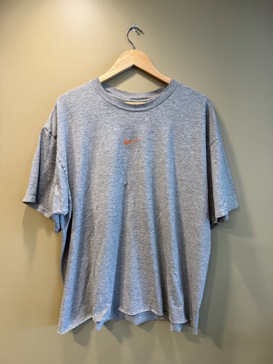 Vintage Nike Air Gray Distressed T-Shirt- XL
