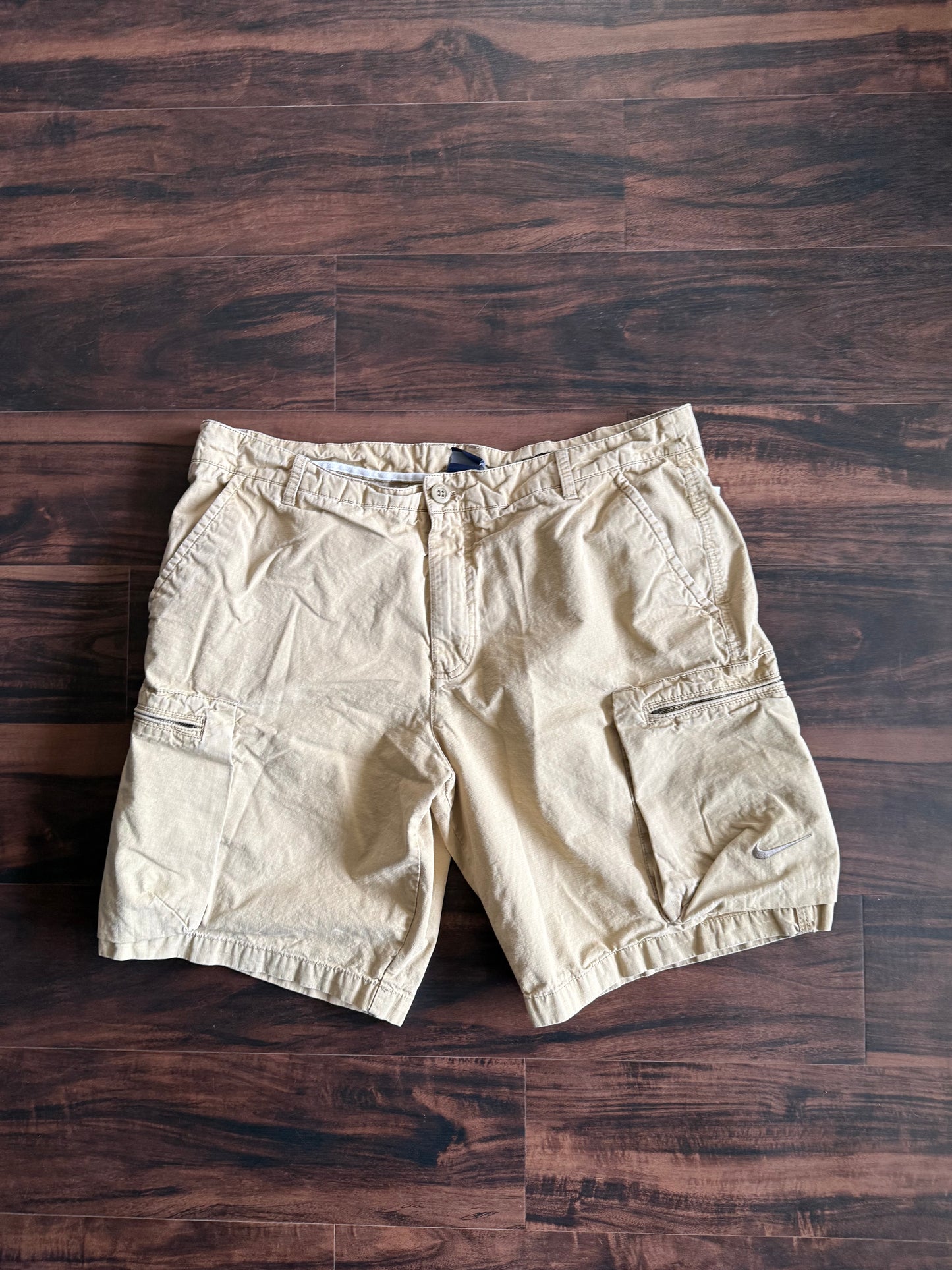 Nike Tan Cargo Shorts- 38