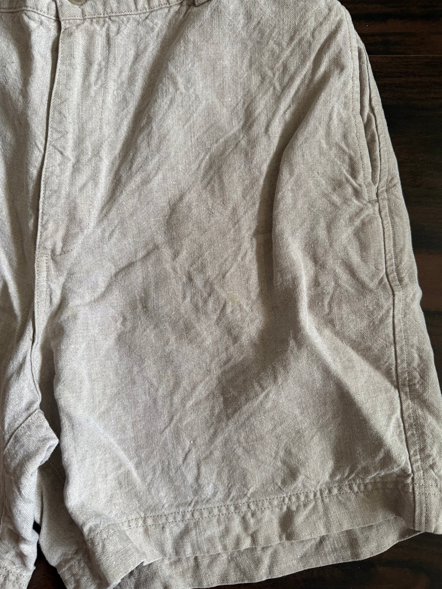 Vintage J Crew Linnen Shorts- 31