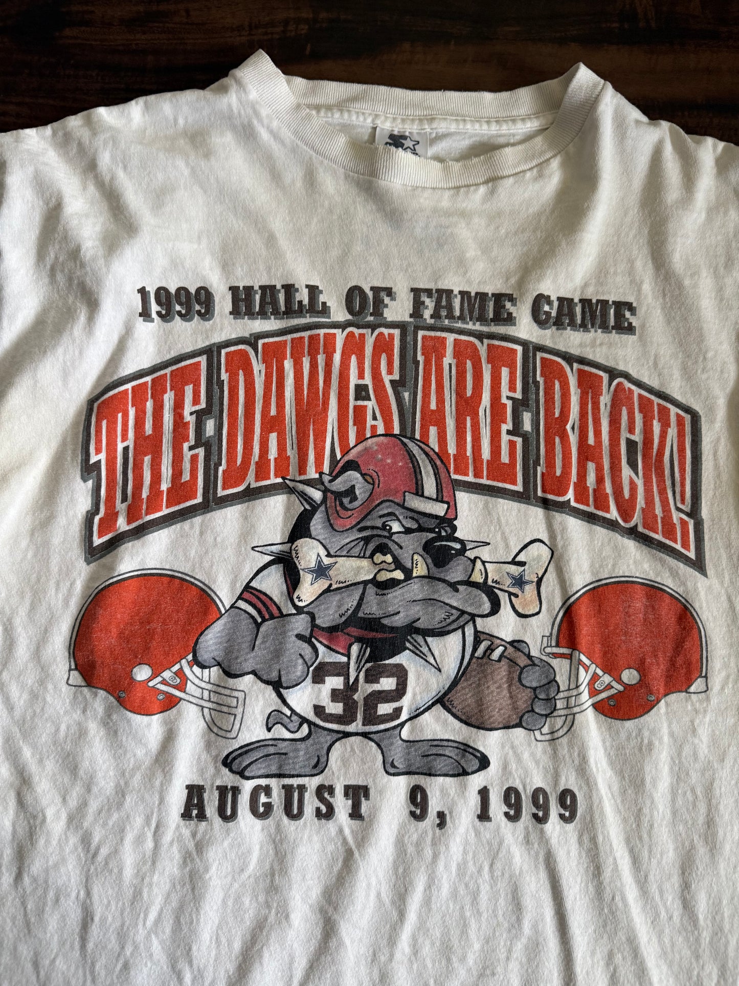 Vintage Cleveland Browns Dawg Pound HOF Game T-Shirt- XL