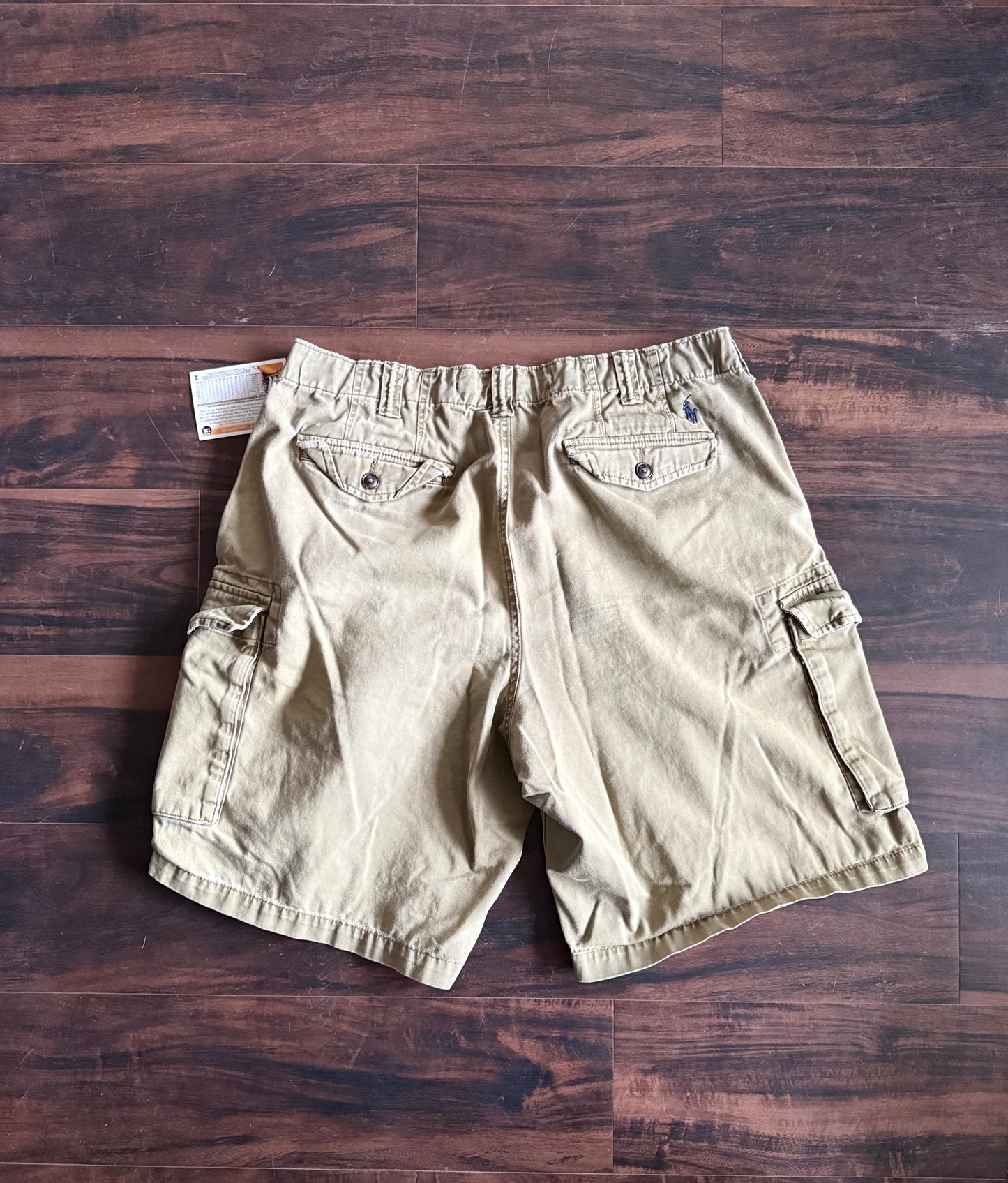 Vintage Polo Ralph Lauren Green Cargo Shorts- 34