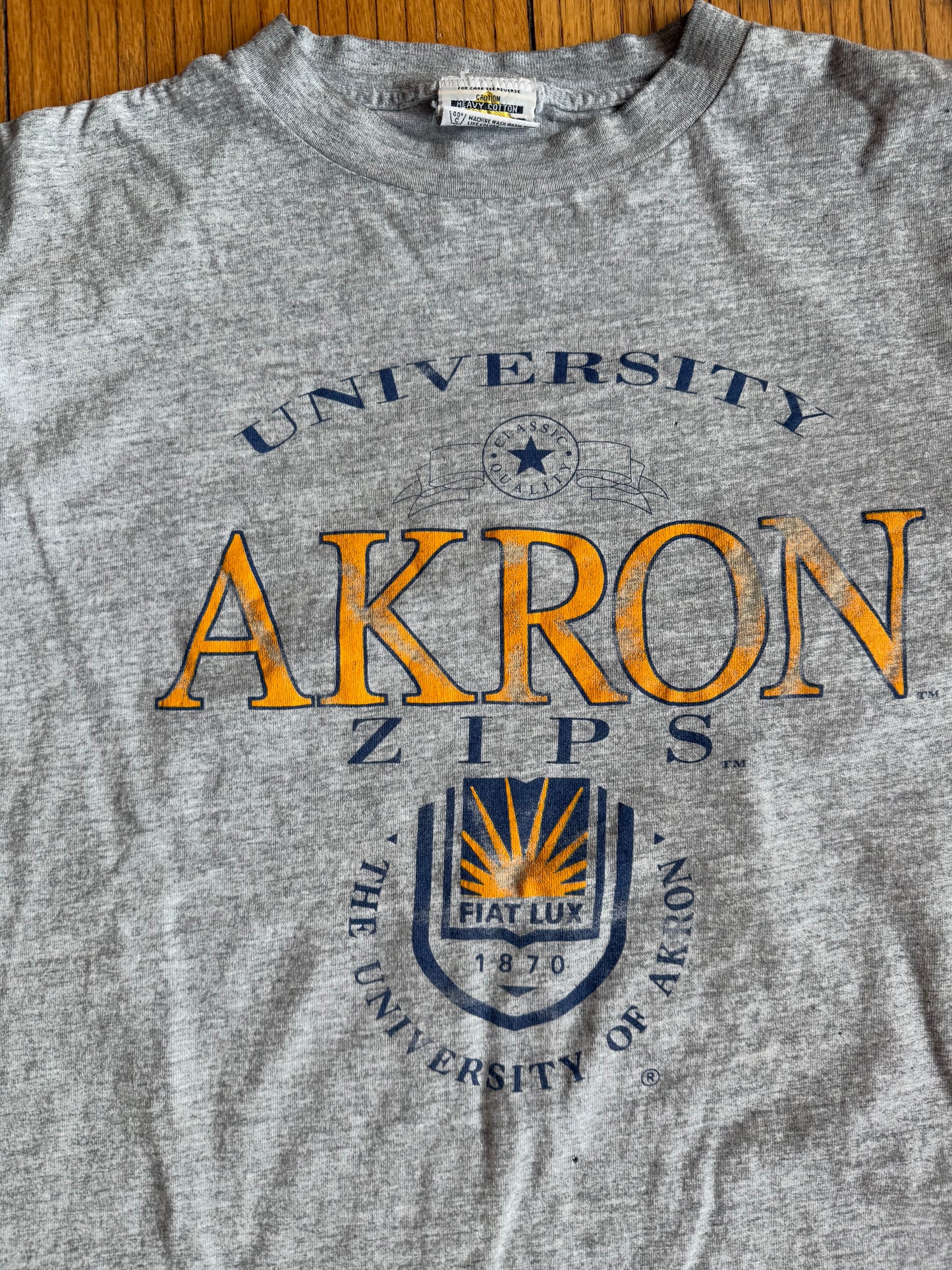 Vintage University of Akron T-Shirt- L