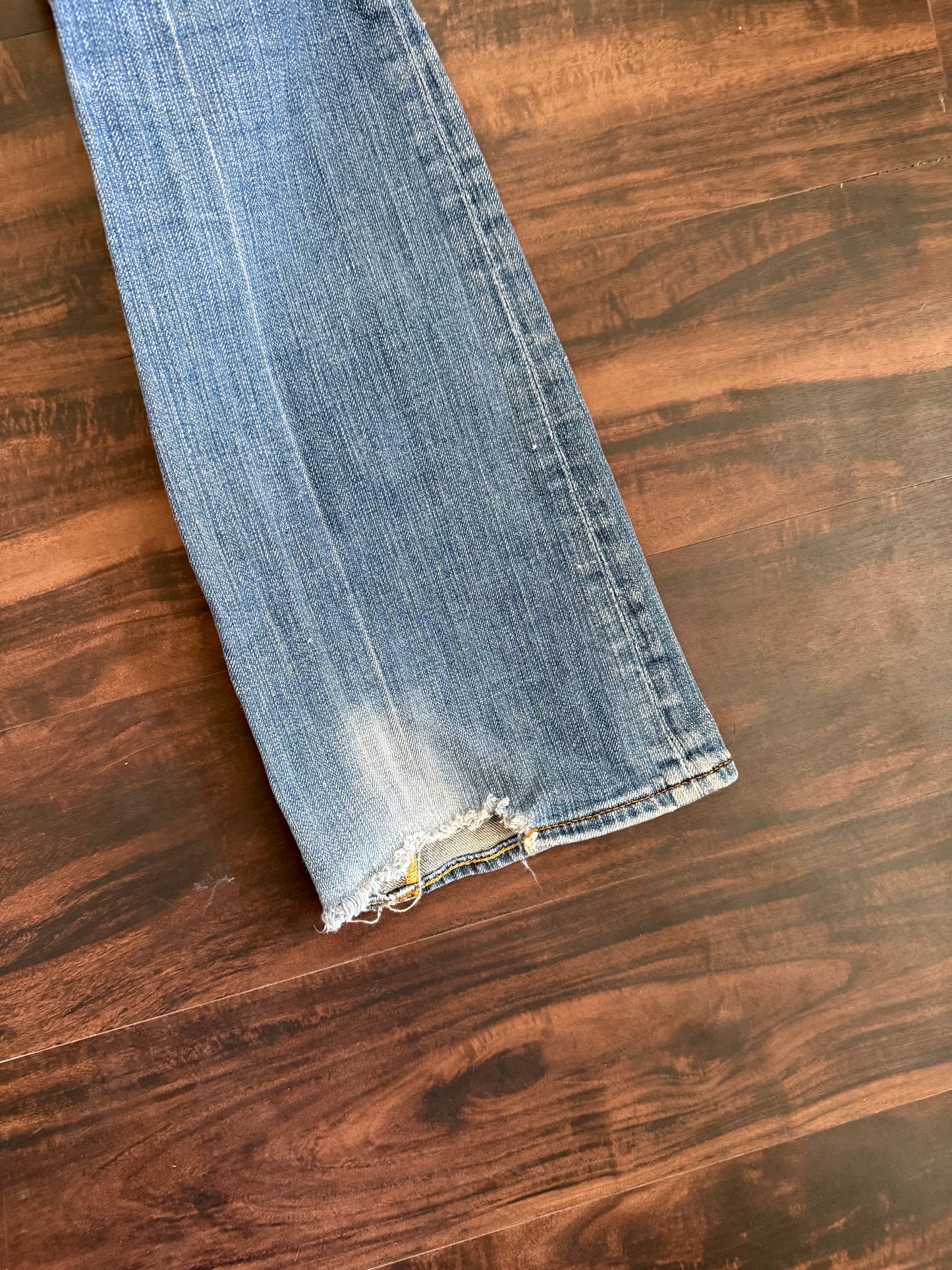 Vintage Y2K Vigoss Distressed Flared Denim Jeans- 28x31