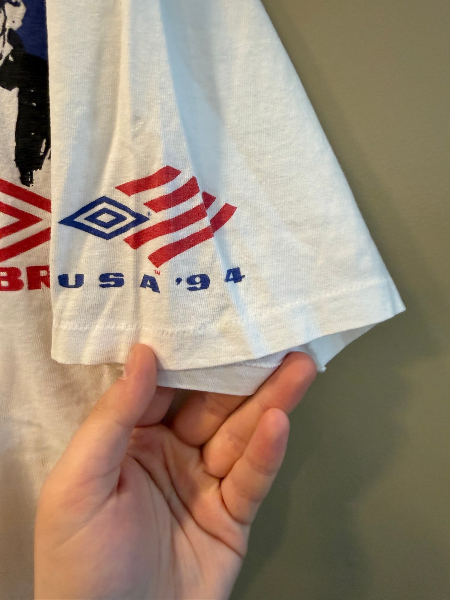 Vintage Umbro World Cup 94 Uncle Sam U.S. National Team T-Shirt- L