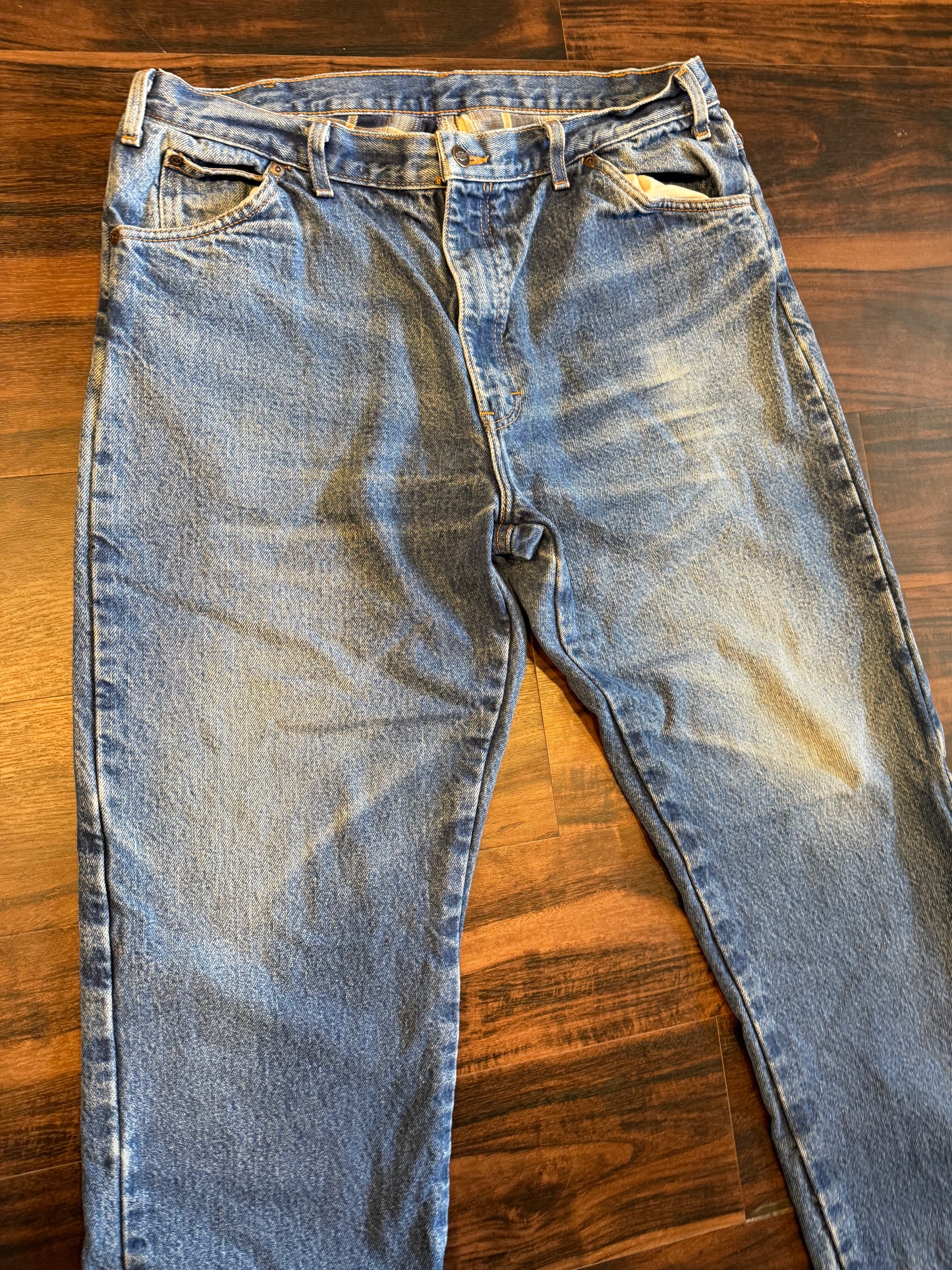 Vintage Dickies Light Wash Flannel Lined Jeans- 36x31