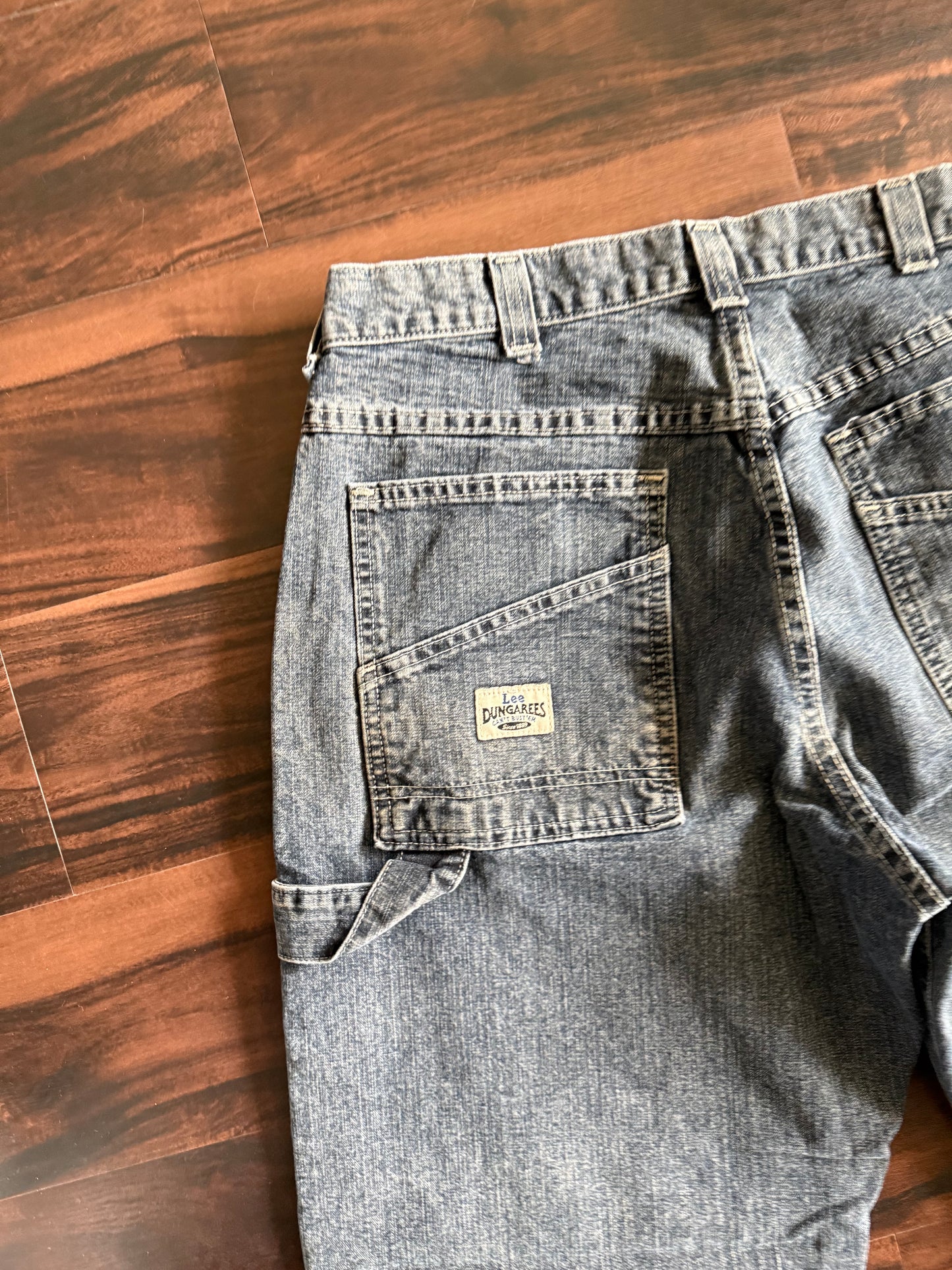 Vintage Lee Dungarees Dark Wash Denim Jeans- 34x30
