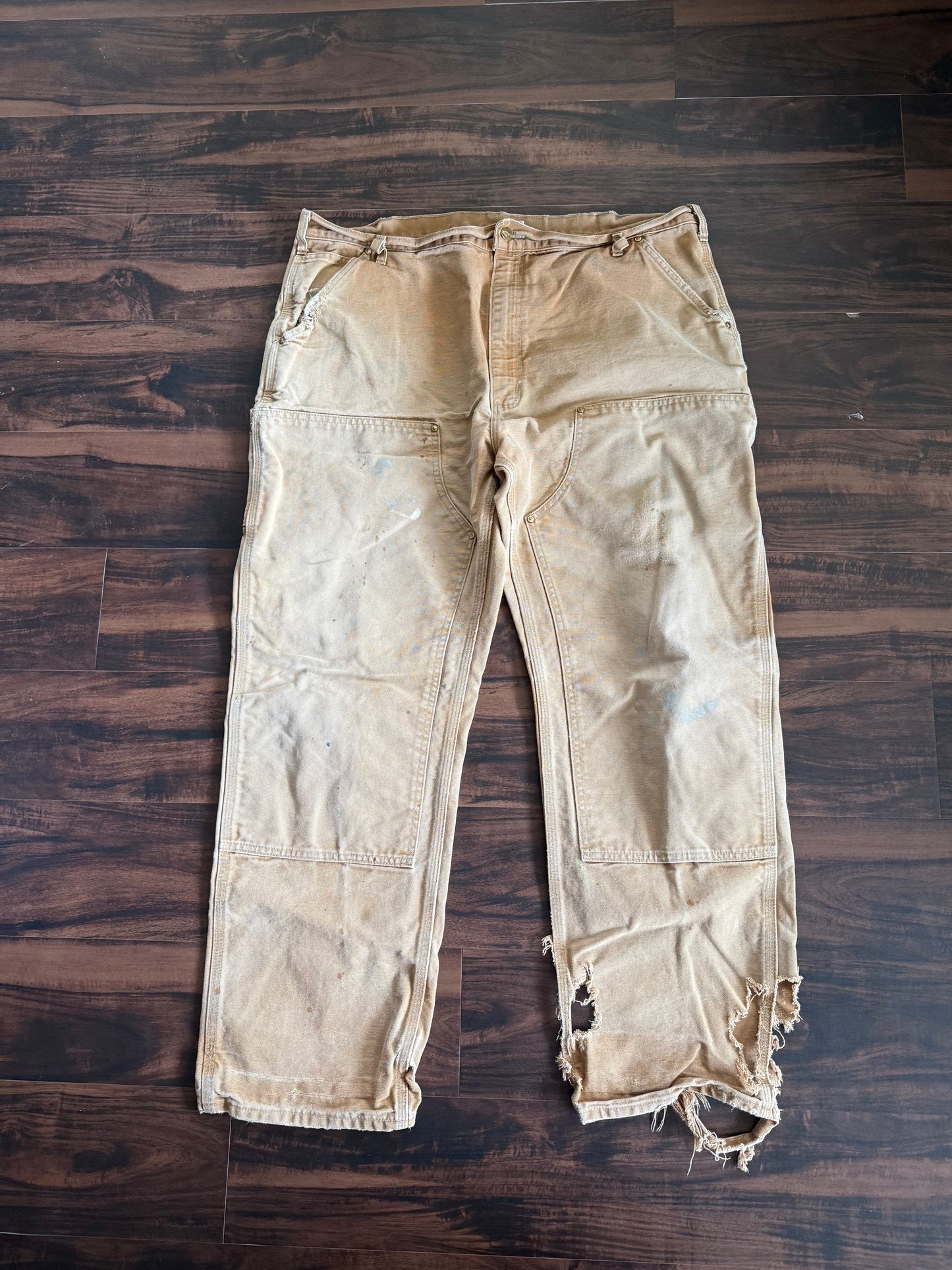 Vintage Carhartt Heavily Distressed Double Knee Pants- 40x30