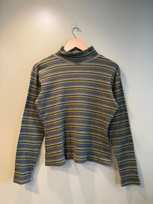 Vintage Carolyn Taylor Striped Longsleeve Shirt- L