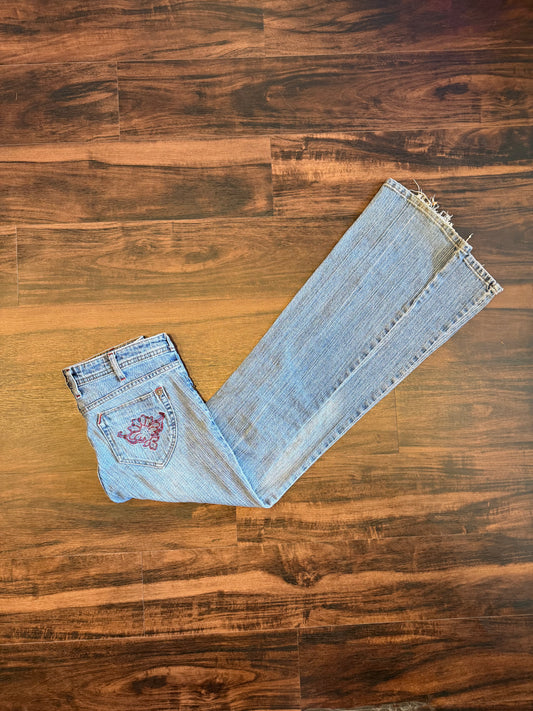 Vintage L.E.I. Light Wash Boot Cut Denim Jeans- 28x33