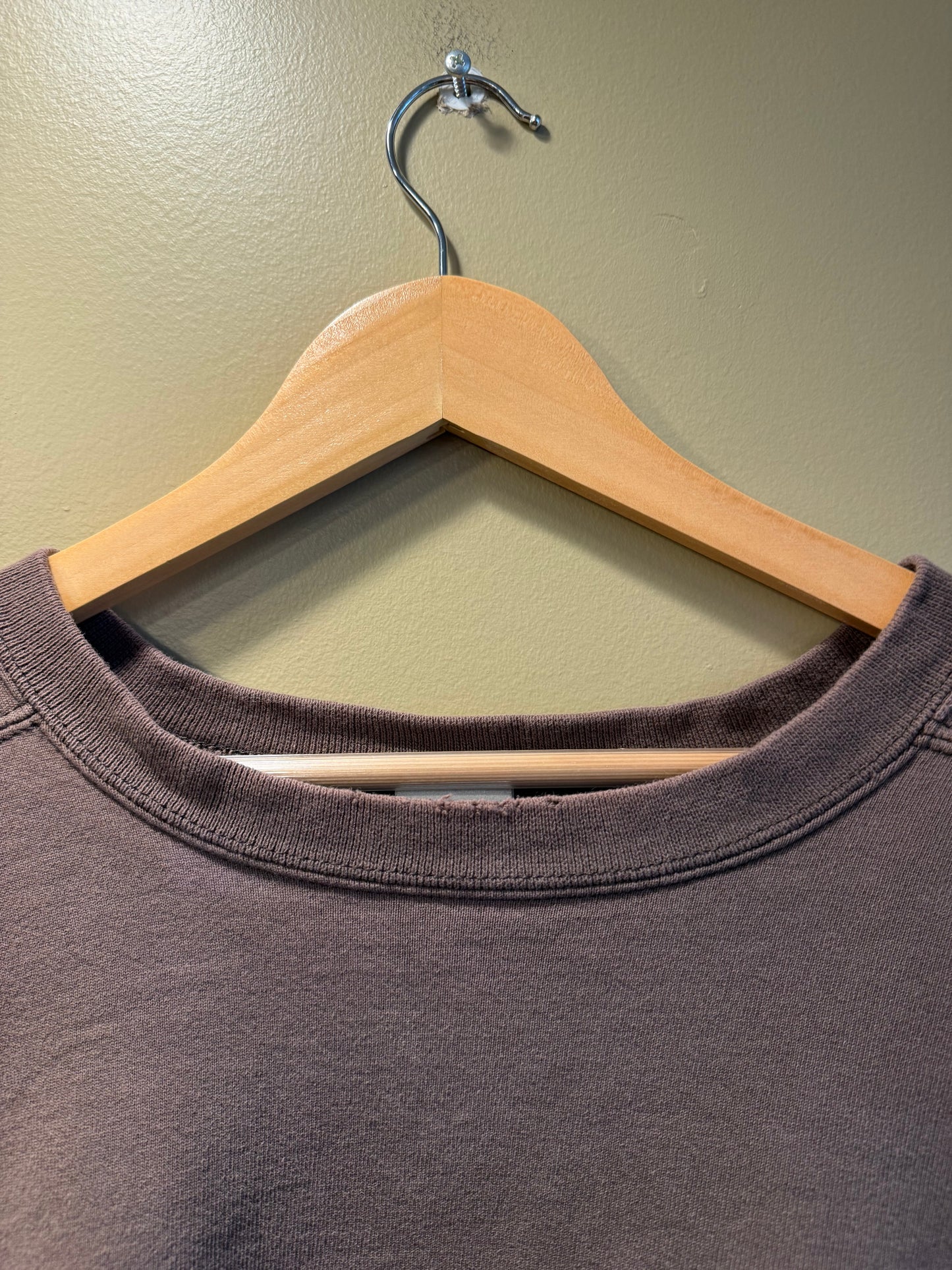 Vintage Nike Brown Swoosh Crewneck Sweatshirt- L/XL