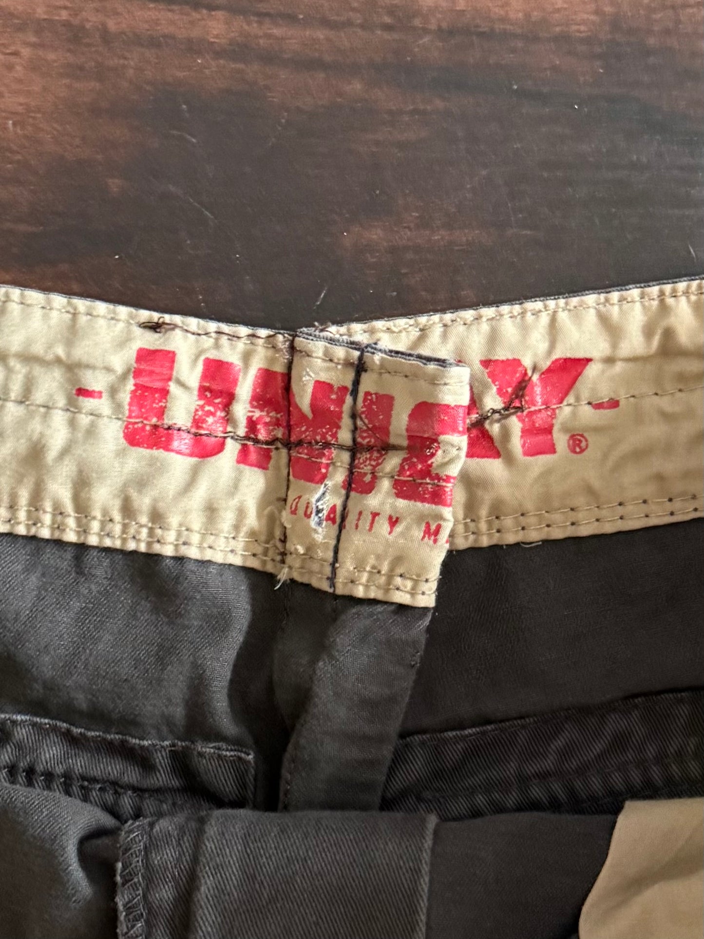 Vintage Union Bay Dark Gray Cargo Shorts- 38