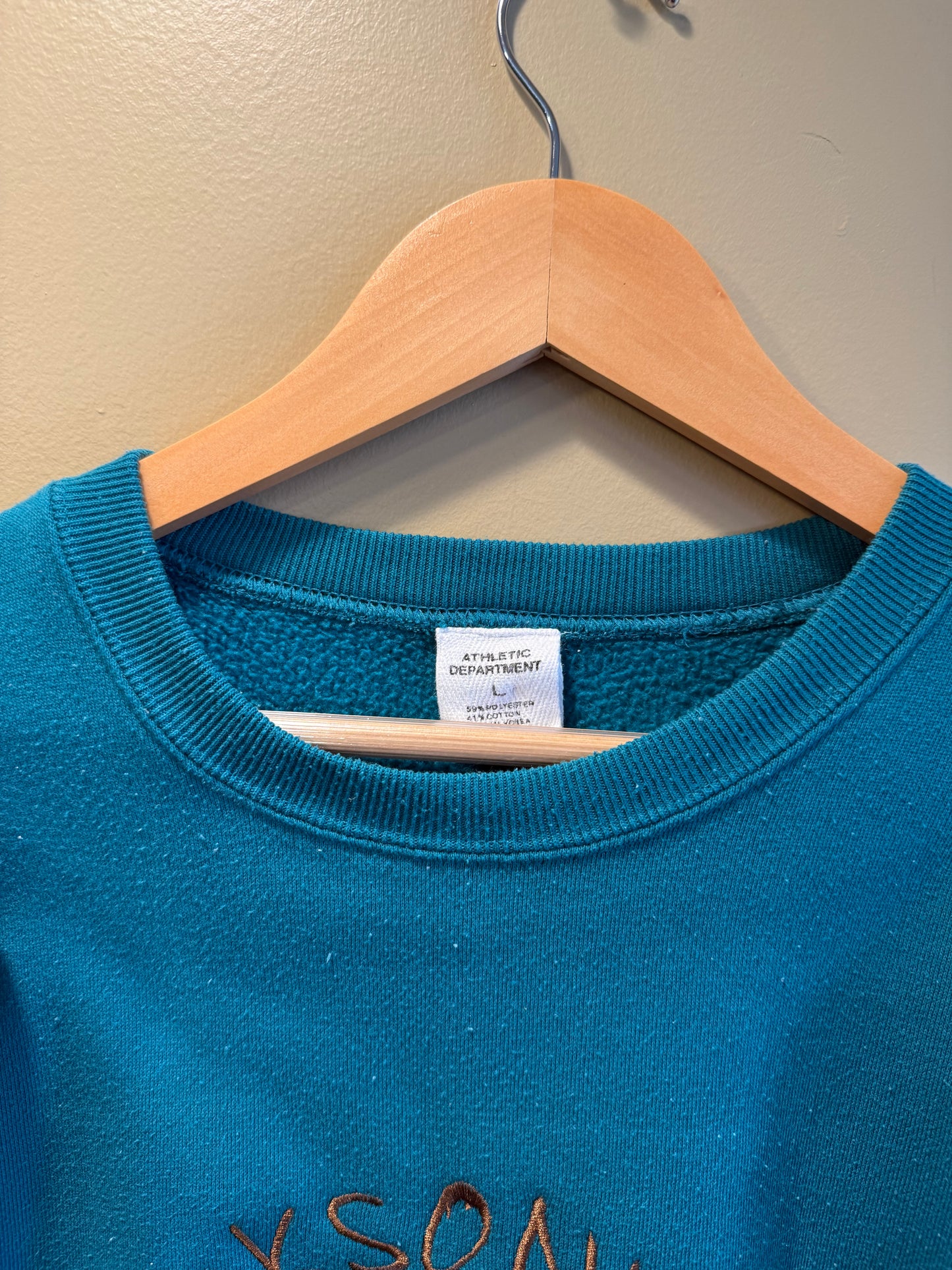 Vintage Jacksonville Jaguars Turquoise Crewneck Sweatshirt- XL